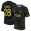 Officiële Voetbalshirt Paris Saint-Germain C. SOLER 28 Vierde Jordan 2022-23 - Heren